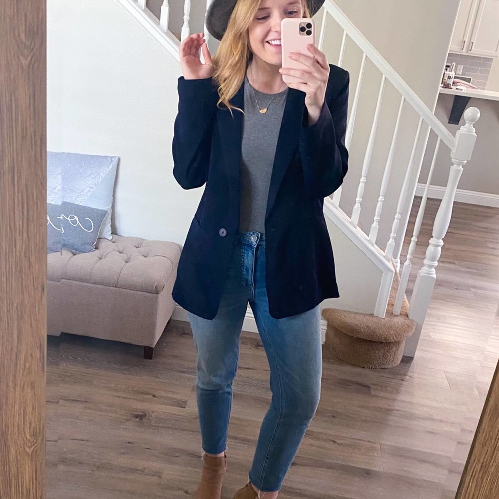 Endless Rose Navy Blazer
